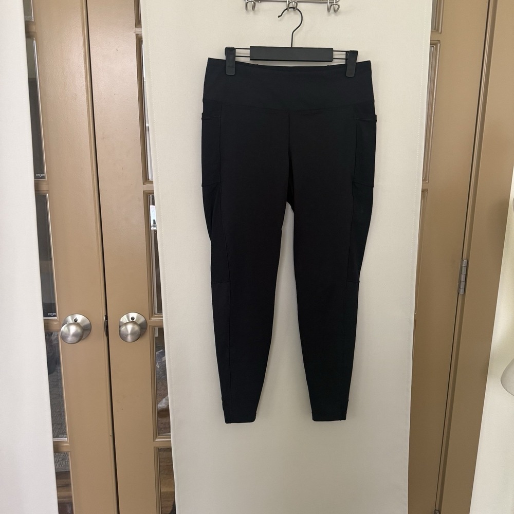 Mountain Hardwear Womens Medium Black Athletic Outdoors Hike Side Pocket Legging